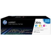 HP 304A Original Tonerkartusche CF372AM Cyan, Magenta, Gelb Multipack 3 Stück