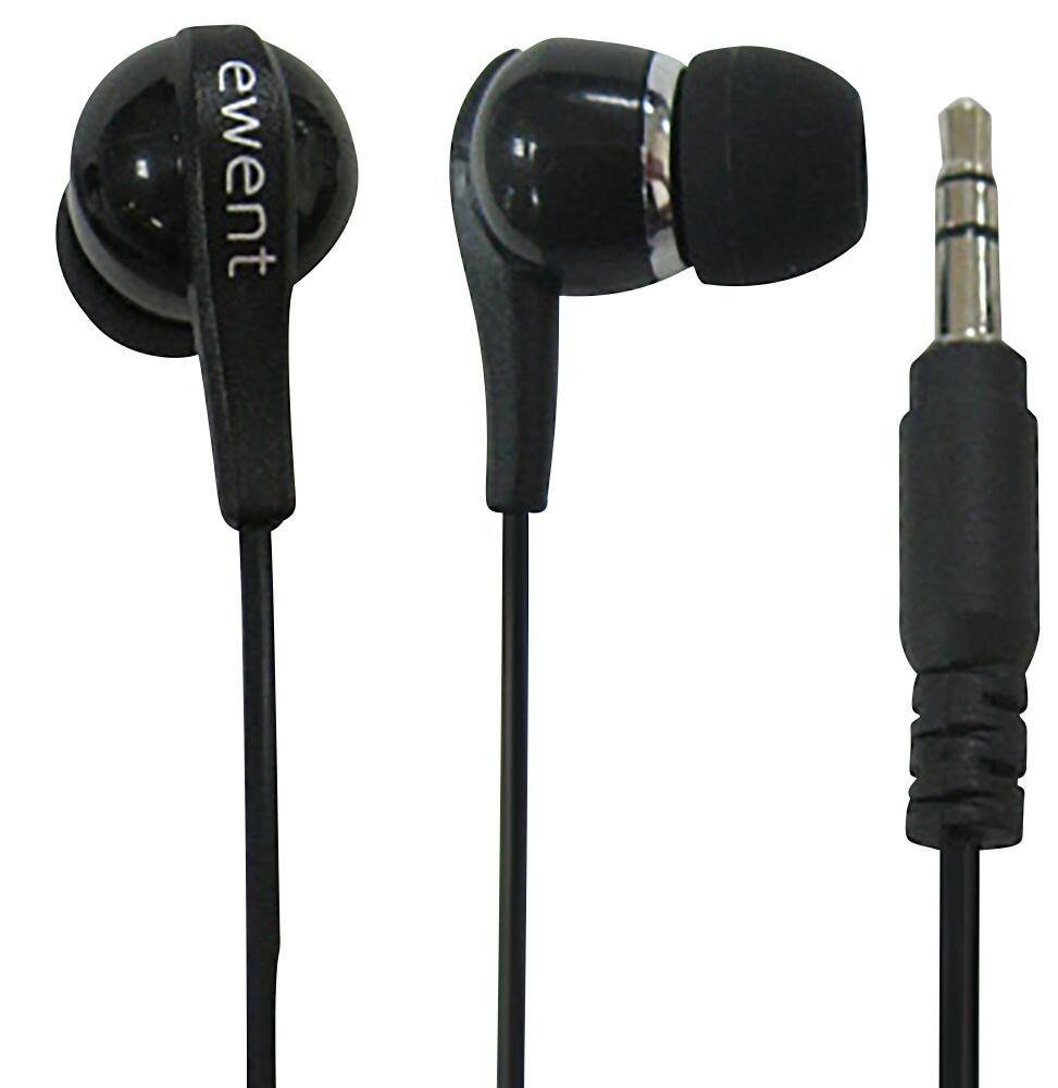 ewent Kabelgebundenes Ohrhörer EW3584 3,5 mm Klinkenstecker Schwarz