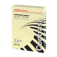 Office Depot DIN A3 Farbiges Papier Gelb 80 g/m² Glatt 500 Blatt
