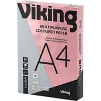 Viking A4 Farbiges Papier Pink 80 g/m² Glatt 500 Blatt