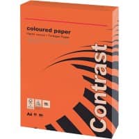 Office Depot Farbiges Kopier-/ Druckerpapier A4 80 g/m² Intensives Rot 500 Blatt