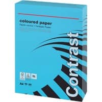 Office Depot Farbiges Kopier-/ Druckerpapier DIN A4 160 g/m² Intensives Blau 250 Blatt