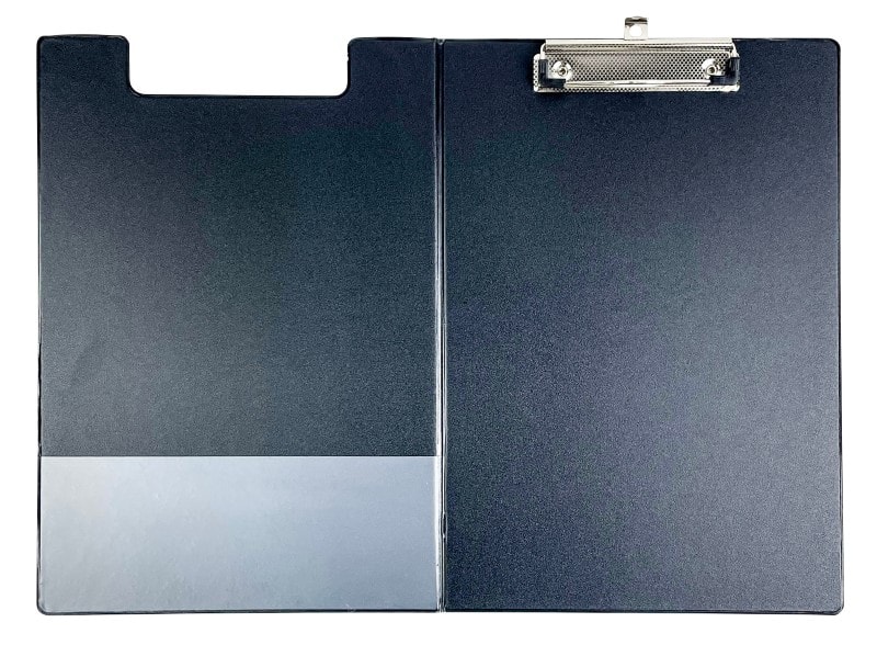 Viking Klemmbrettmappe A4 PVC (Polyvinylchlorid) Schwarz Hoch