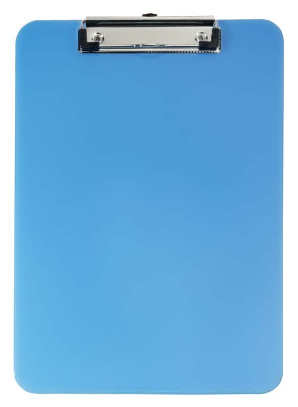 Viking Klemmbrett A4 Kunststoff Blau Hoch