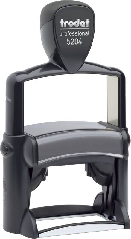 Trodat Personalisierter Textstempel Professional 5204 Schwarz, Grau