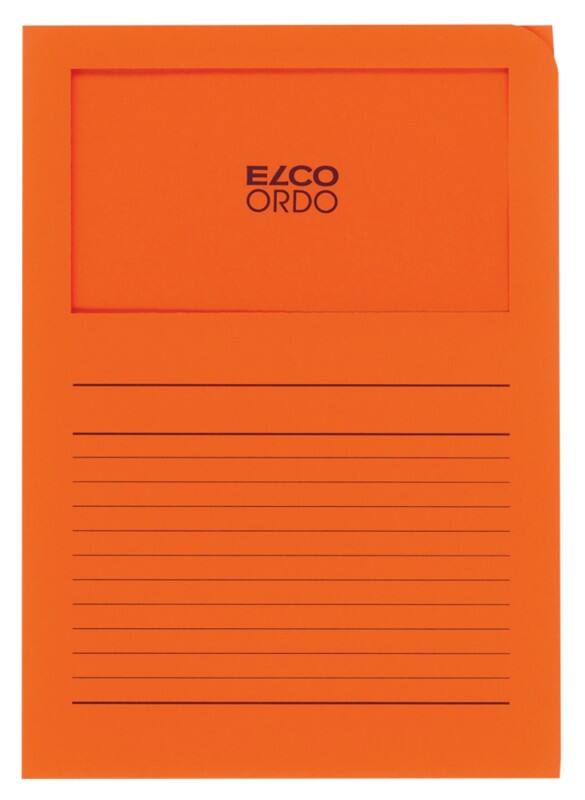 Elco Ordo Classico Ordnungsmappe DIN A4 Orange Papier 120 g/m² 100 Stück
