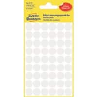 AVERY Zweckform Markierungspunkte Spezial 3145 Weiß 12 mm 5 Blatt à 54 Etiketten