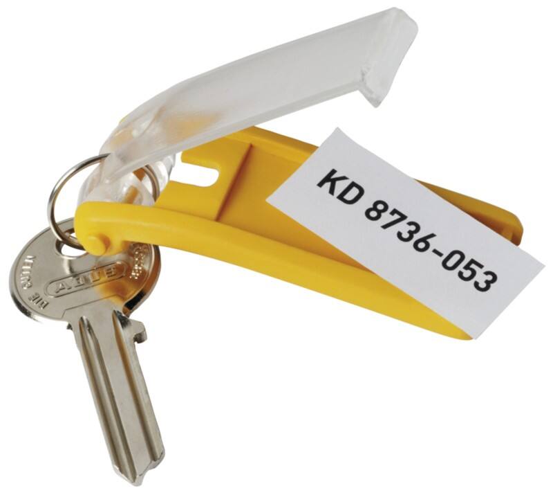 DURABLE Schlüsselanhänger Key Clip 65 x 25 x 12 mm 6 Stück