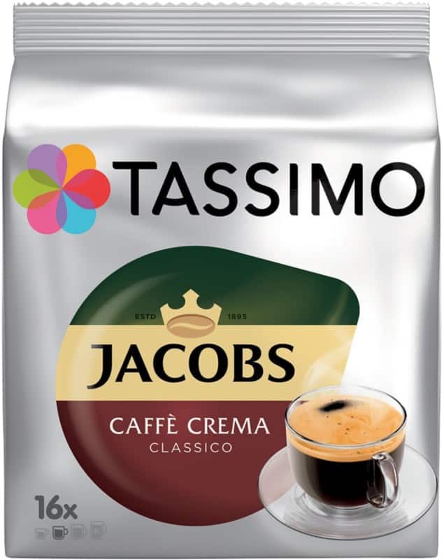 Tassimo Crema Classico Kaffeekapseln 16 Stück à 7 g