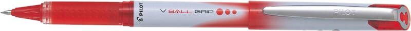 Pilot V-Ball Grip Nicht einziehbar Tintenroller Rot 0.3 mm Fein Kegelförmig Nicht Nachfüllbar