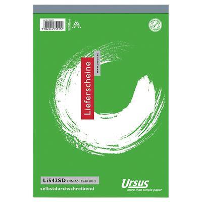 Ursus Style Lieferscheinbuch LI542SD A5 2x40 Blatt selbstdurchschreibend