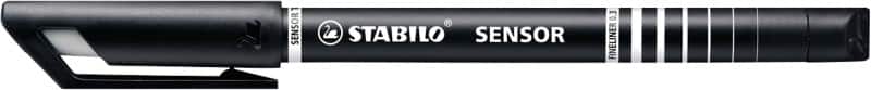 STABILO SENSOR Fineliner 0.3 mm Nadelspitze Schwarz Sensor 189