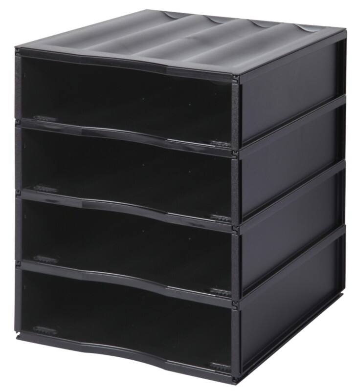 Paperflow Sortiersystem Kunststoff Schwarz 26,8 x 32,3 x 8,7 cm