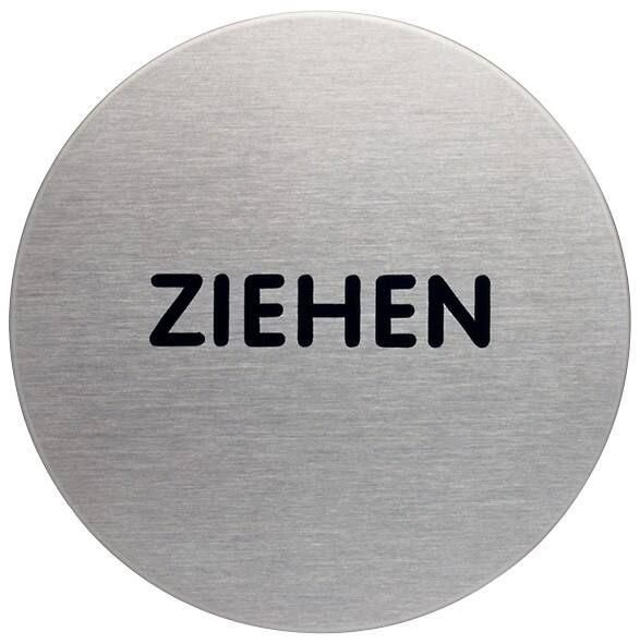 DURABLE PICTO Piktogramm Ziehen Zum Ankleben Edelstahl  4901-61