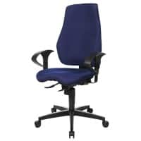 Realspace Ergonomischer Bürostuhl Eiger Synchronmechanismus Stoff Blau