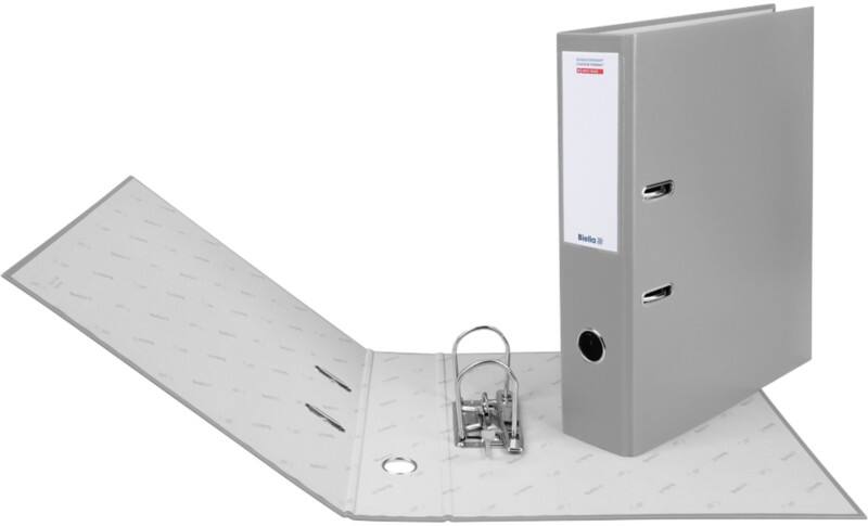 Biella Breit Ordner A4 70 mm Grau 2 Ringe 10341725U Kunststoff Hochformat