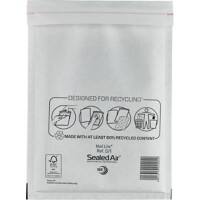 Mail Lite Luftpolster Versandtaschen 79 g/m² D/1 180 (B) x 260 (H) mm Ohne Fenster Peel and Seal Weiß 100 Stück
