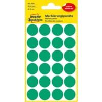 AVERY Zweckform Markierungspunkte 3006 Grün 4 Blatt à 24 Etiketten