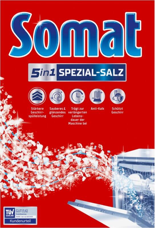 Somat Spülmaschinensalz Spezial-Salz 2 Stück à 1.2 kg