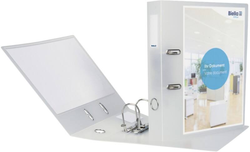 Biella Creative Ringbuch Breit A4 70 mm Transparent 2 Ringe 11941703U Pappkarton, PP (Polypropylen)
