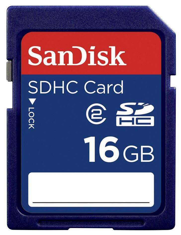 SanDisk SD Speicherkarte SD High Capacity 16 GB
