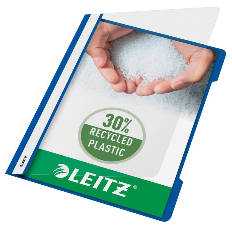 Leitz Standard Plastik-Schnellhefter 4191 A4 Polypropylen 60 Blatt Blau
