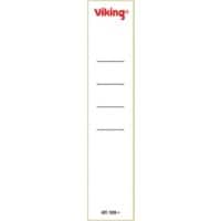 Viking Selbstklebend Rückenschilder A4 39 x 191 mm Weiß 10 Stück