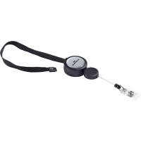 DURABLE Plus Ausweishalter Abrollmechanismus 0.9 m Schwarz 10 Stück