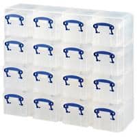 Really Useful Box Aufbewahrungsbox 0.3LCORG 300 ml Transparent Kunststoff 37,5 x 12,5 x 31 cm