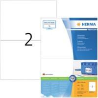 HERMA Universaletiketten 4282 Weiß DIN A4 210 x 148 mm 100 Blatt à 2 Etiketten