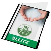 Leitz Standard Plastik-Schnellhefter 4191 A4 PVC 60 Blatt Schwarz