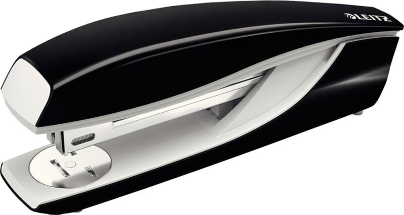 Leitz NeXXt Heftgerät 5504 Vollstreifen 40 Blatt Schwarz 24/8, 26/8 Kunststoff, Metall