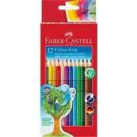 Faber-Castell Farbstifte Colour-Grip Farbig sortiert 12 Stück