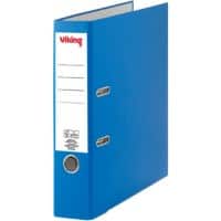 Viking Ordner A4 hoch 75 mm Blau 2 Ringe PP (Polypropylen) Matt Hochformat