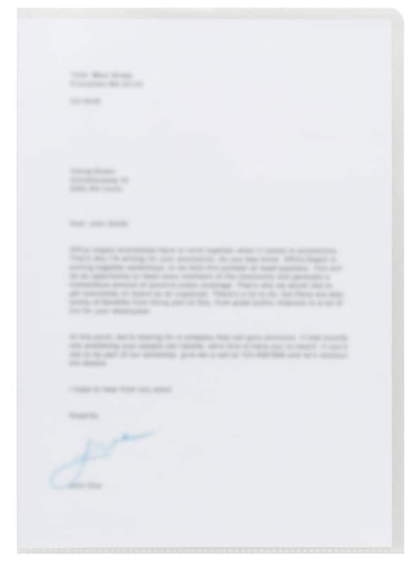 Viking Economy Sichthüllen A4 Transparent PP (Polypropylen) 90 Mikron 100 Stück