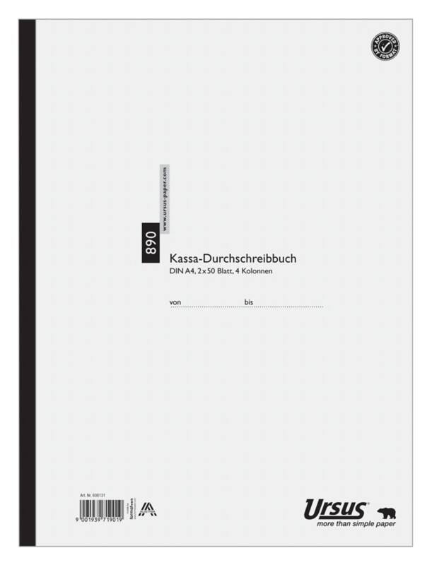 Ursus Liniert Heft A4 50 Blatt