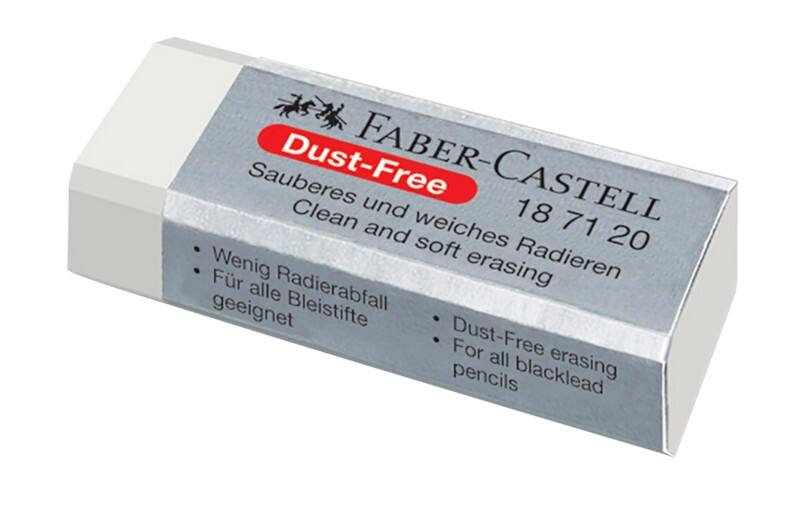 Faber-Castell Dust-free Radierer Weiß  
