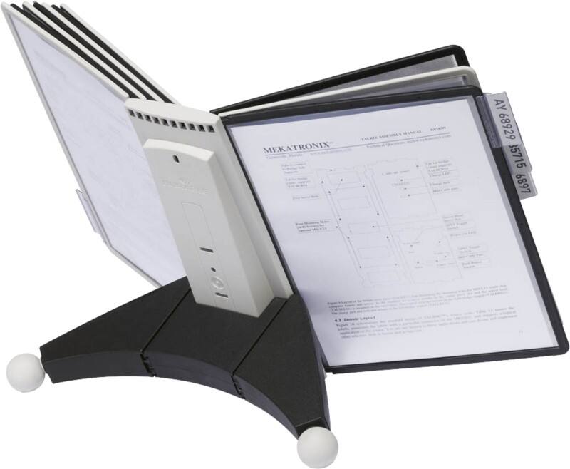 DURABLE Sherpa Sichttafelsystem 10 Flächen A4 Kunststoff Schwarz