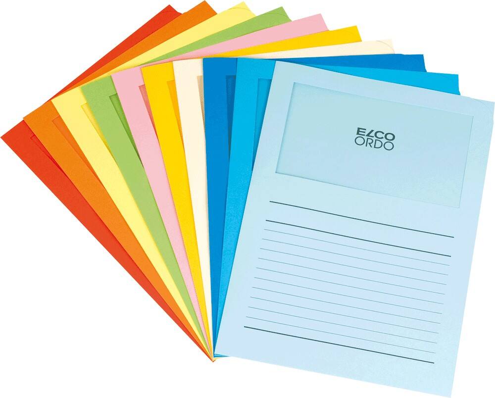 Elco Konferenzmappe Ordo Classico Farbig sortiert DIN A4 22 x 31 cm 120 g/m² 100 Stück