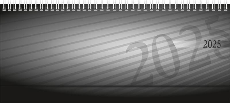 Rido ide Schreibtisch-Kalender 2026 1 Woche auf 2 Seiten Schwarz Deutsch 30,7 cm
