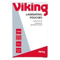Office Depot Laminierfolien Visitenkarte & Kreditkarte Glänzend 125 Mikron (2 x 125) Transparent 100 Stück