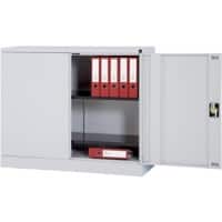 Realspace Flügeltürenschrank Silber 1.200 x 420 x 1.000 mm