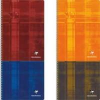 Clairefontaine A4 Drahtgebunden Farbig sortiert Laminiert Pappe Cover Notizbuch Kariert 50 Blatt