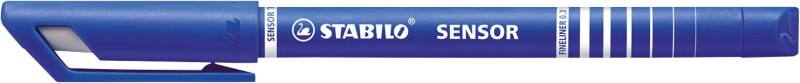 STABILO SENSOR Fineliner 0.3 mm Nadelspitze Blau Sensor 189