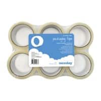 Niceday Verpackungsklebeband Economy 48mm x 66m Transparent 6 Rollen