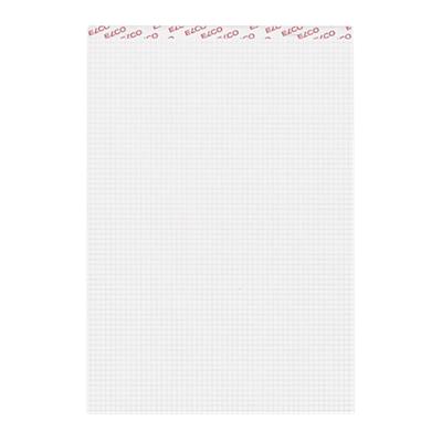 Elco Notizblock A4 Kariert Geleimt Weiß Perforiert 200 Seiten 10 Stück à 100 Blatt