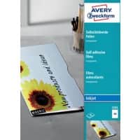 AVERY Zweckform 2501 Selbstklebefolie DIN A4 Transparent 210 x 297 mm 50 Blatt