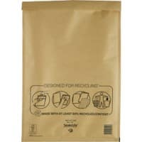 Mail Lite Luftpolster-Versandtaschen J/6 300 (B) x 440 (H) mm Abziehstreifen Goldgelb 10 Stück
