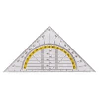 Office Depot Geometriedreieck Transparent 16 cm