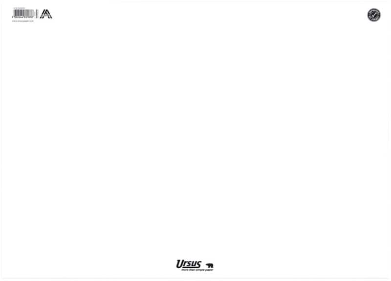 Ursus Style Schreibunterlage 52,5x37,5cm 40 Blatt 70g/qm blanko